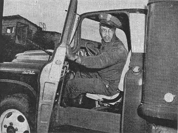 A black Teamster steward in the 1950s